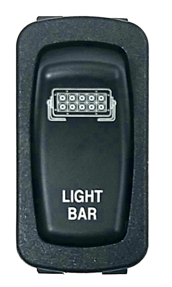 2018 - 2027 Polaris Ranger XP 1000 / 1000 Light Bar Switch - Exact OEM Look - Blue LED