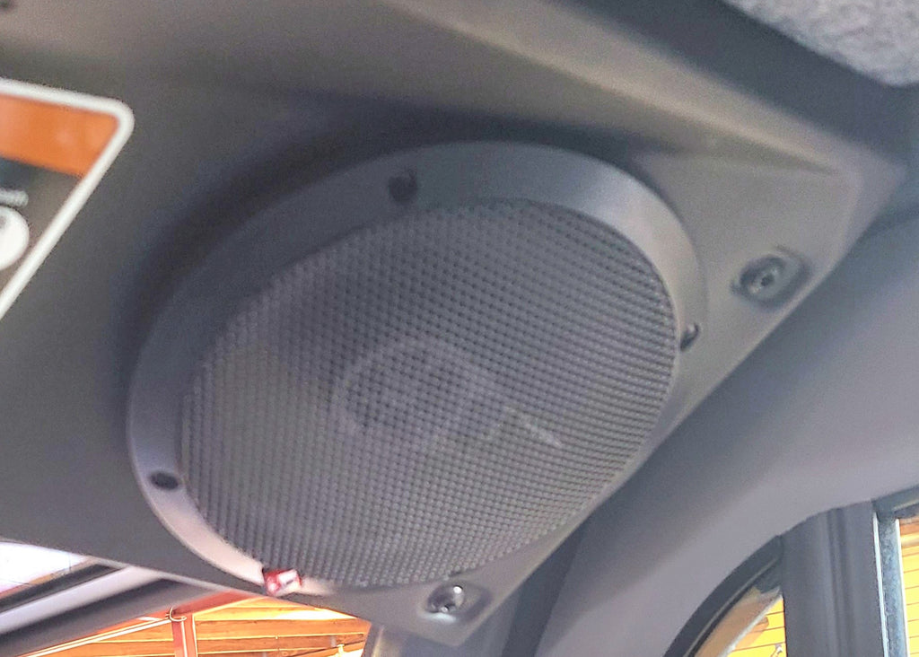 2017 - 2027 Can Am Defender HD10 Audio Kit - Rockford Fosgate PMX-1 Media Receiver - R165X3 6.5" Speakers