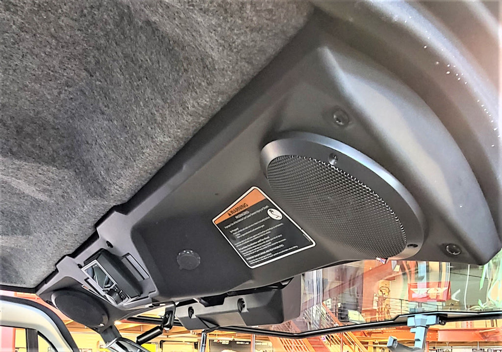 2017 - 2027 Can Am Defender HD10 Audio Kit - Rockford Fosgate PMX-1 Media Receiver - R165X3 6.5" Speakers