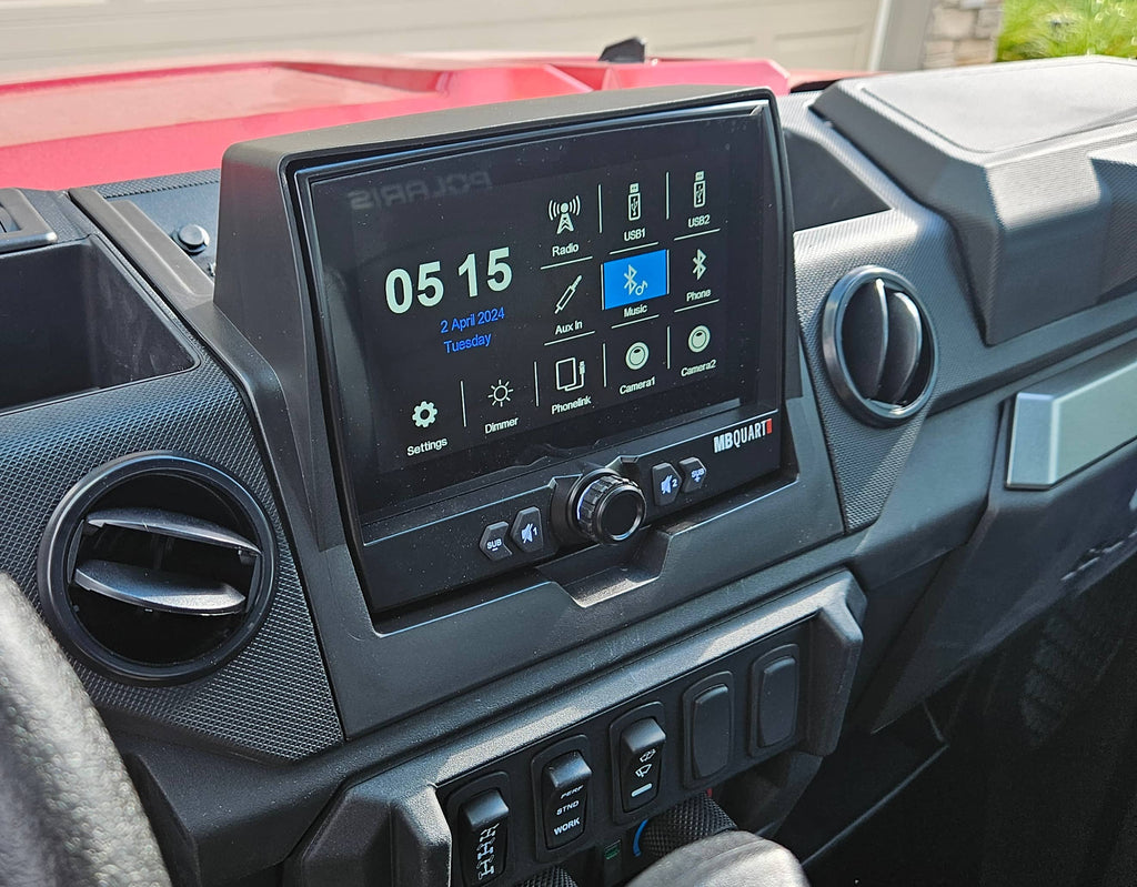 "THIS IS A CRAZY GOOD DEAL" - 2019 - 2027 Polaris Ranger XP 1000 / 1000 MB Quart MBQRG2-S7R Audio Roof - 7 Inch Touch Screen - 45 Inch Light Bar - Back-Up Camera
