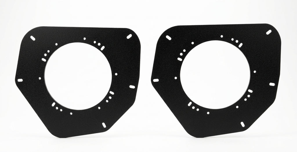 2025 - 2027 Polaris Ranger XP 1000 / 1000 Speaker Mounts Only - Fits all 6.0 and 6.5" speakers that have a cutout diameter of 5 3/8 and smaller