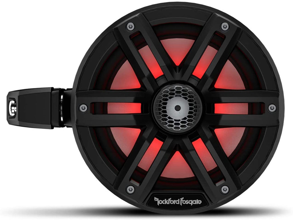 "OPEN BOX" - Rockford Fosgate M2WL-65MB 6-1/2" Cage-Mount Speaker Pods with RBG LED Lighting - One Pair