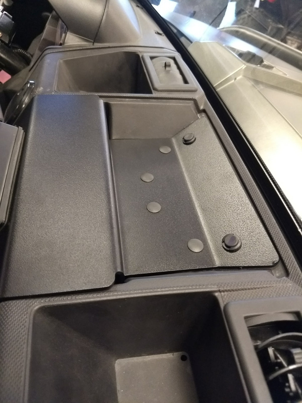 2018 - 2027 Polaris Ranger XP 1000 / 1000 Radio Dash Mount Only - Fits Rockford PMX-1, PMX-2, and PMX-3 Media Receivers