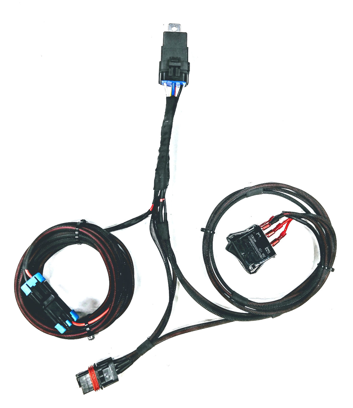 2018 - 2027 Polaris Ranger XP 1000 / 1000 Front or Rear Light Harness Kit with Waterproof Relay - Plug and Play