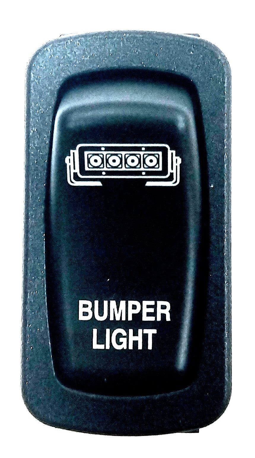 2018 - 2027 Polaris Ranger XP 1000 / 1000 Bumper Light Switch - Exact OEM Look - Blue LED