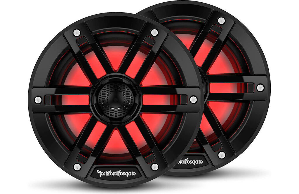 2018 - 2024 Polaris Ranger XP 1000 / 1000 Roof Mounted Rear Speaker Kit - Rockford Fosgate M1-6B Speakers- Fits both Ride and Non Ride Command models