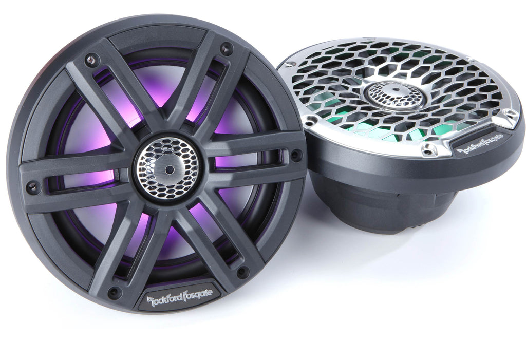 2025 - 2027 Polaris Ranger XP 1000 / 1000 Roof Mounted Rear Speaker Kit - Rockford Fosgate M2-65B Speakers- Fits both Ride and Non Ride Command models