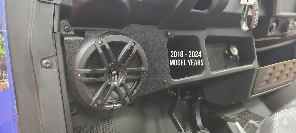 2019 - 2024 Polaris Ranger XP 1000 Ride Command Stage 2 Audio Kit - Rockford Fosgate Front Speakers / MB Quart 320 Watt Amplifier