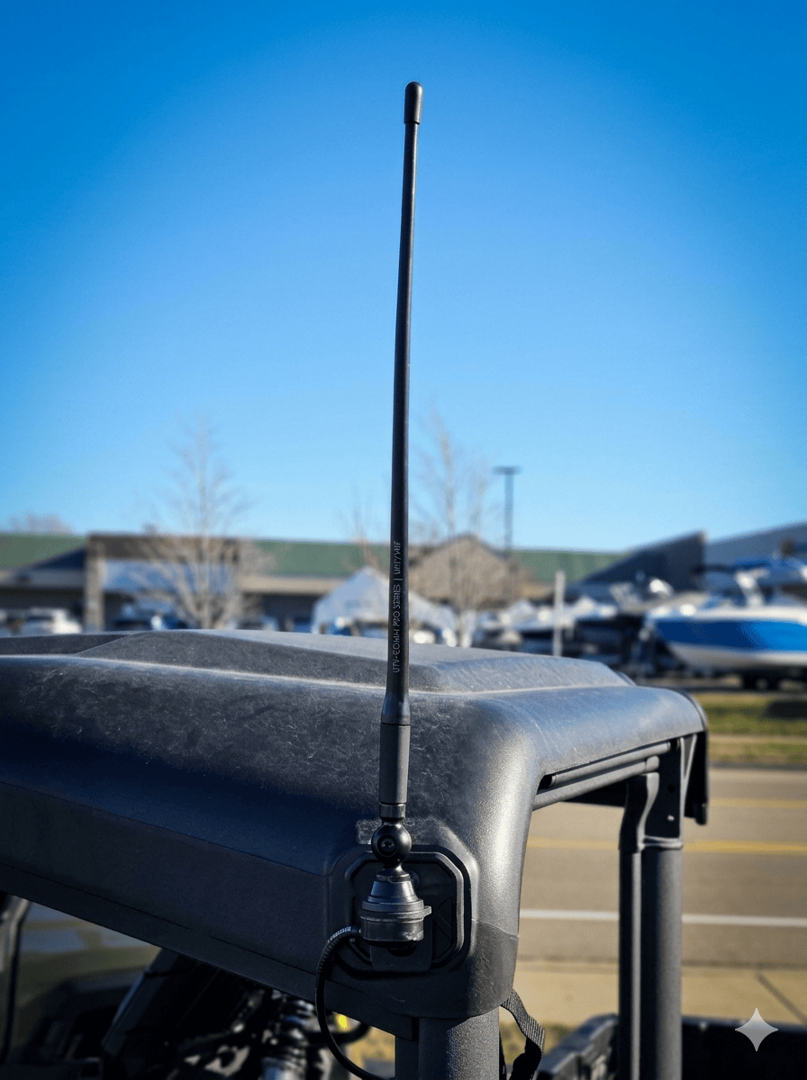 "BACKORDERED" - 2017 - 2027 Can Am Defender HD9 and HD10 FM Antenna Kit - Fits all Sizes and Models - 100% Money Back Guarantee