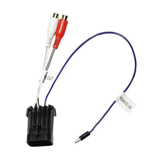 Polaris Ride Command 7" Display Add-On Amplifier Harness - Easily add an external amplifier to all Polaris Ride Commands - Remote turn on wire