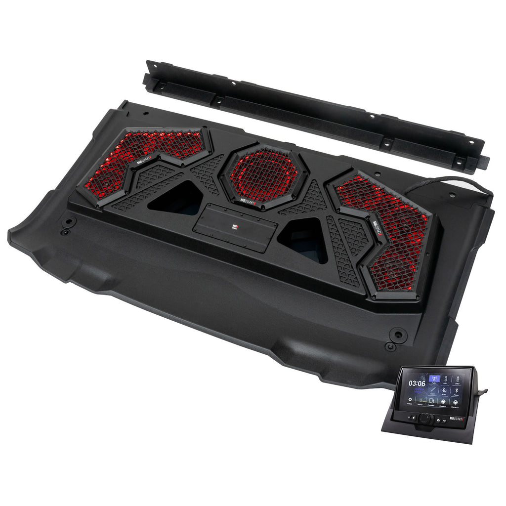 "THIS IS A CRAZY GOOD DEAL" - 2019 - 2027 Polaris Ranger XP 1000 / 1000 MB Quart MBQRG2-S7R Audio Roof - 7 Inch Touch Screen - 45 Inch Light Bar - Back-Up Camera