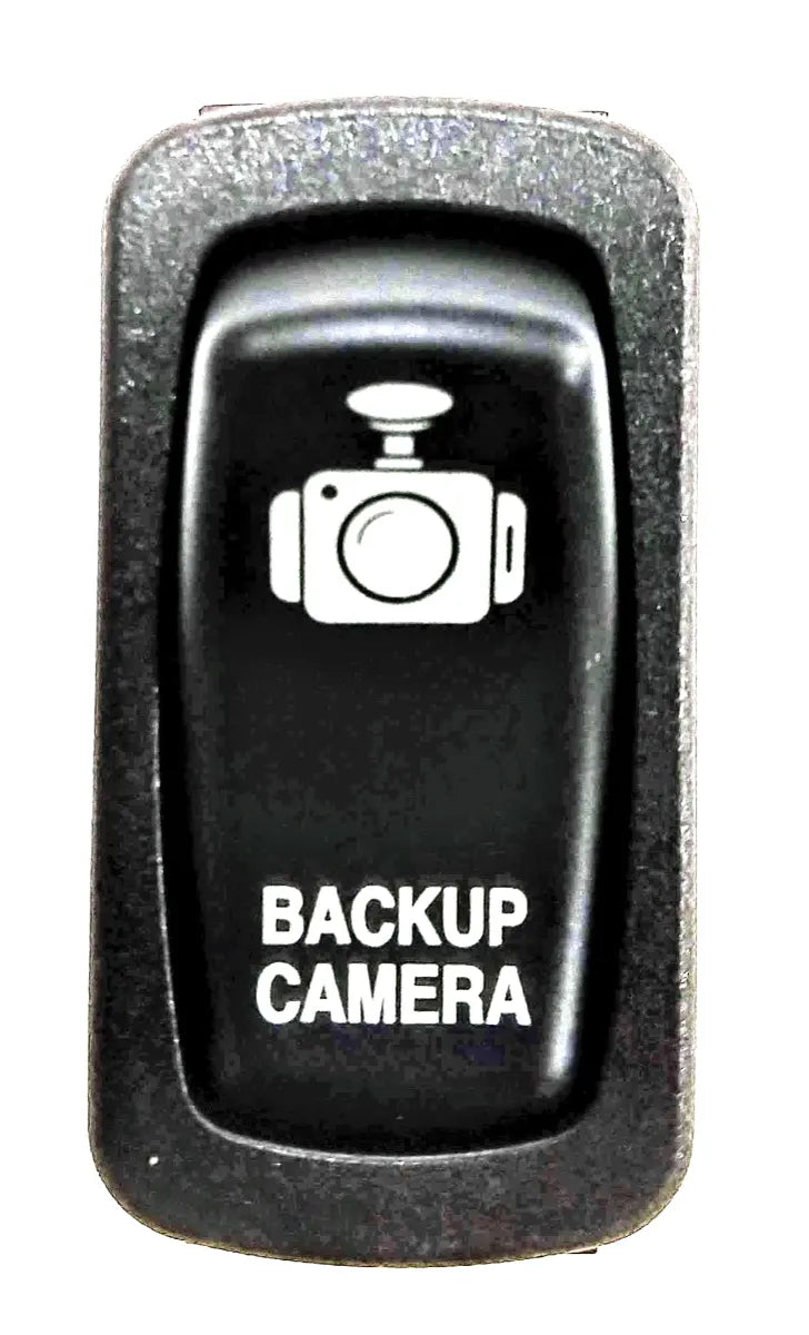 Universal Small Square IR Back Up Camera with ON/OFF Dash Switch - Surface Mount - 4 LED's to help see at night - 170 Degree Viewing Angle