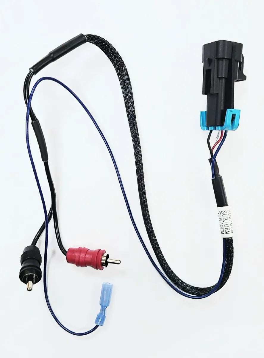 2020 - 2027 Polaris RZR Pro XP Ride Command Subwoofer Add-On Amplifier Harness